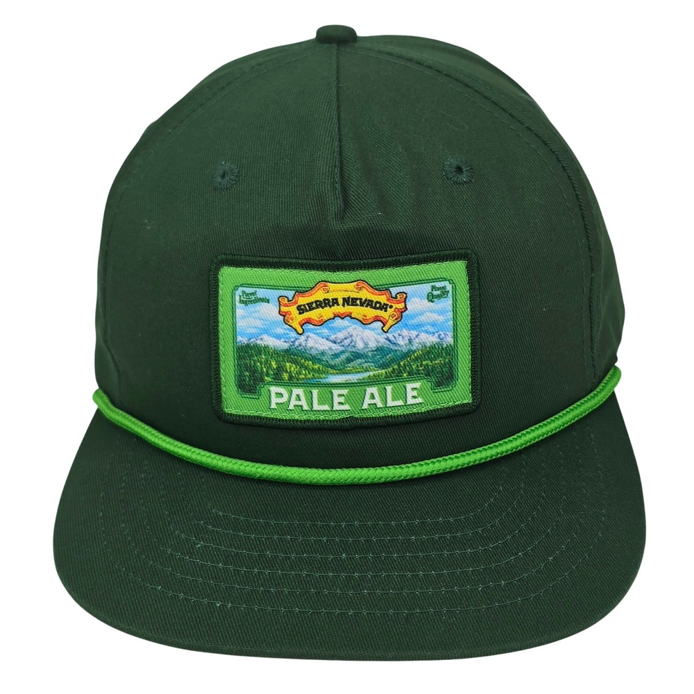 Sierra Nevada Pale‎ Ale Rope Hat Mens OSFA Green Snapback Craft Beer Brewery Cap